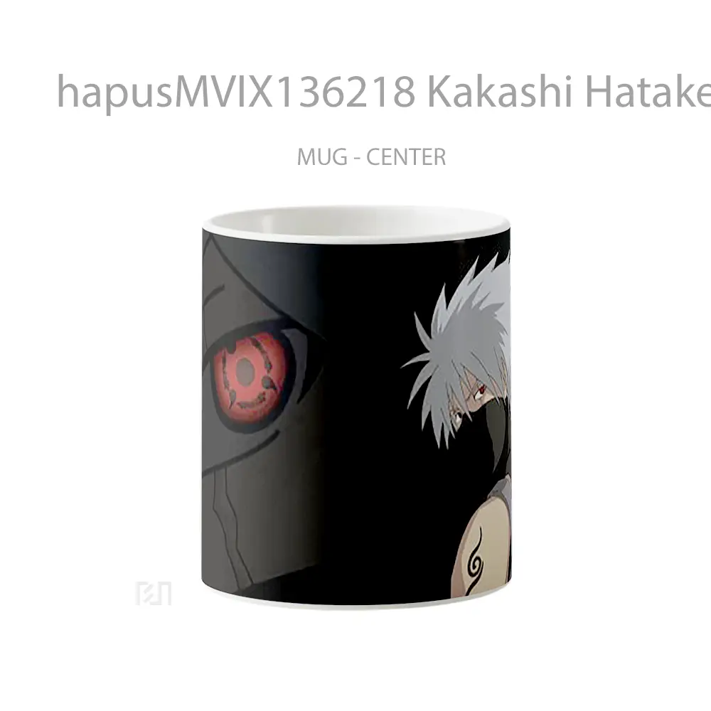 Mug Kakashi Hatake Sharingan Gelas Keramik Unik