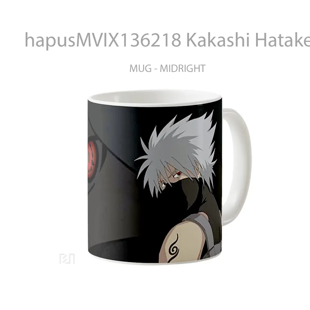 Mug Kakashi Hatake Sharingan Gelas Keramik Unik - All-side / Desain