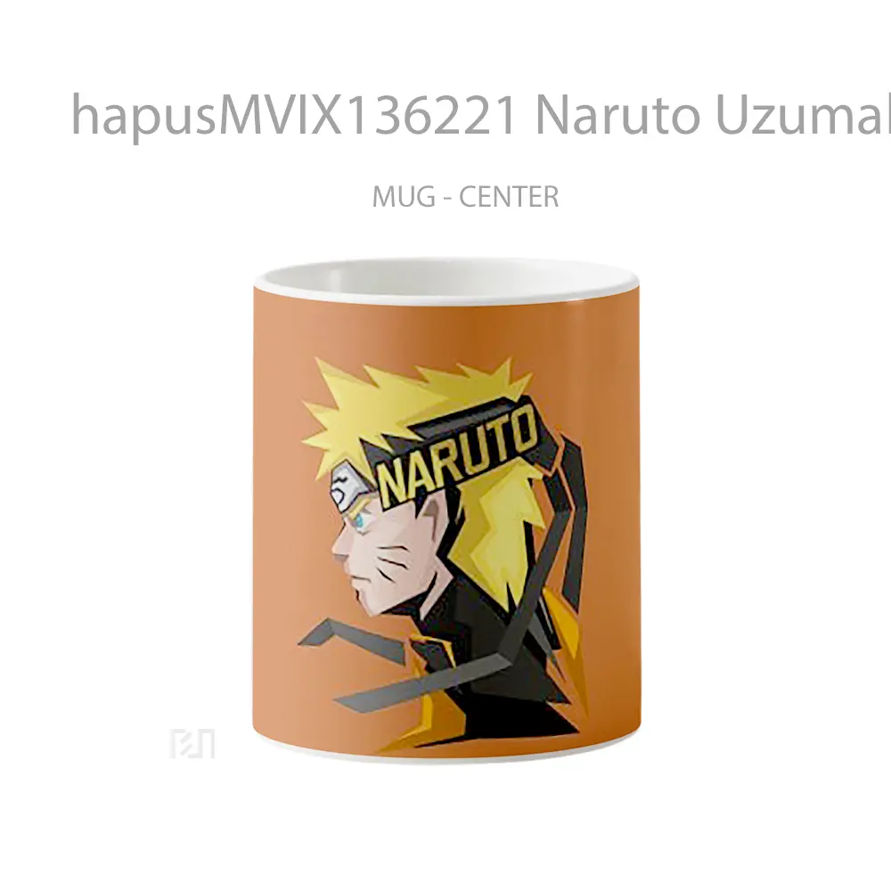 Mug Naruto Uzumaki Illustration Cangkir Anime