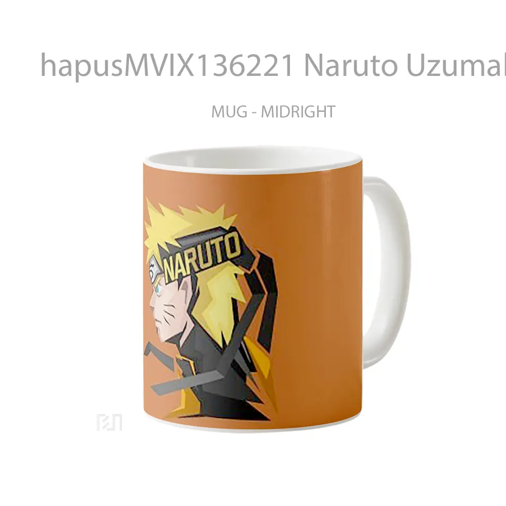 Mug Naruto Uzumaki Illustration Cangkir Anime - All-side / Desain