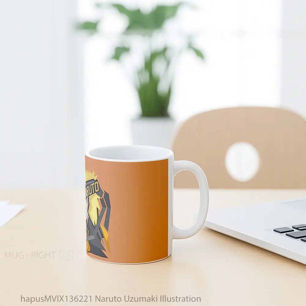 Mug Naruto Uzumaki Illustration Cangkir Anime - All-side / Desain