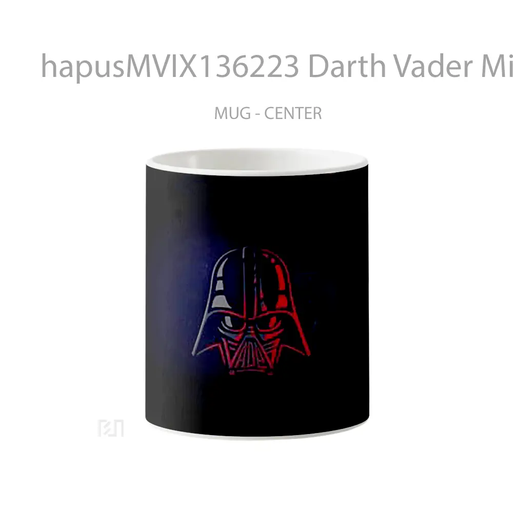 Mug Darth Vader Minimalist Gelas Star Wars