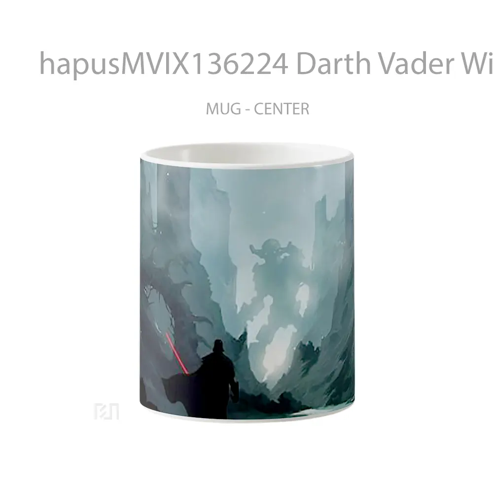 Mug Darth Vader With Lightsaber Gelas Star Wars