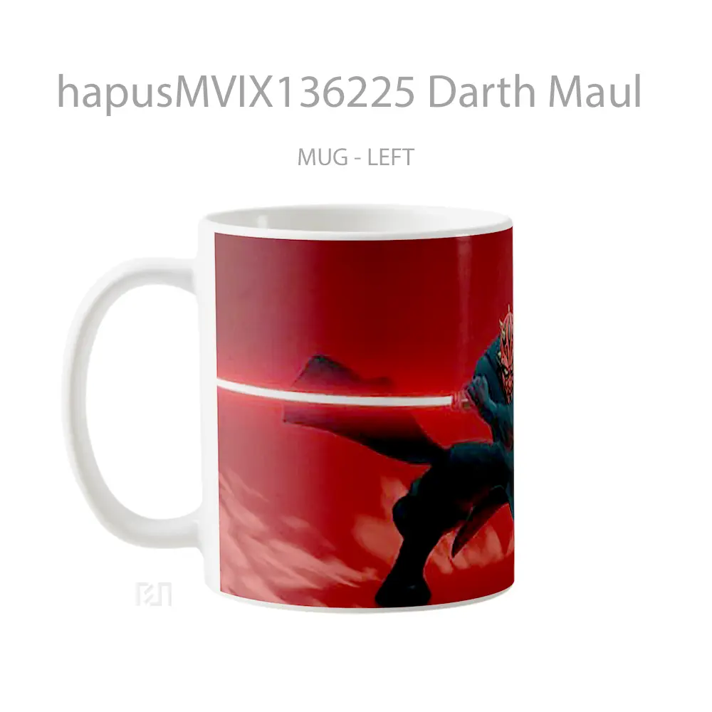 Mug Darth Maul Gelas Star Wars - All-side / Desain