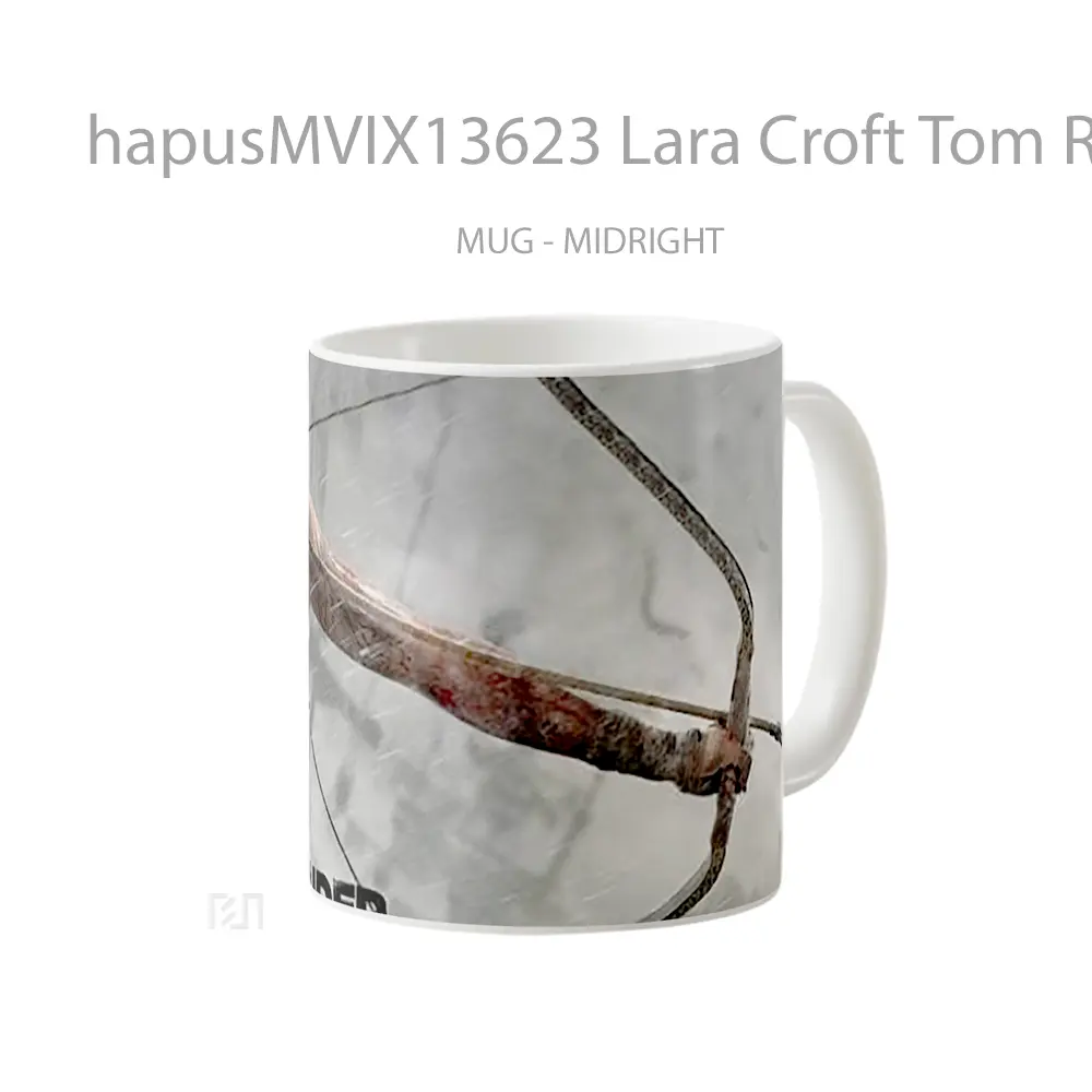 Mug Lara Croft Tom Raider Gelas Keramik Unik - All-side / Desain
