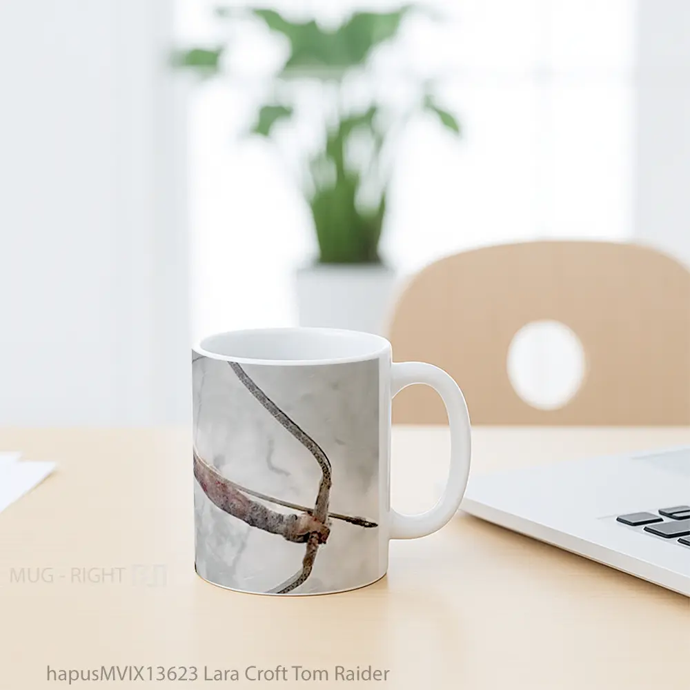 Mug Lara Croft Tom Raider Gelas Keramik Unik - All-side / Desain
