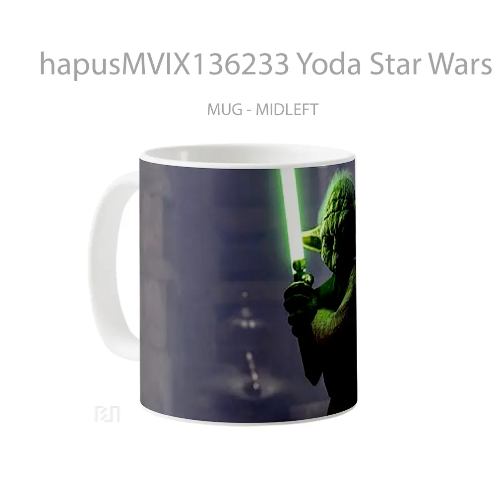 Mug Yoda Star Wars Battlefront Gelas Star Wars - Tampak Tengah
