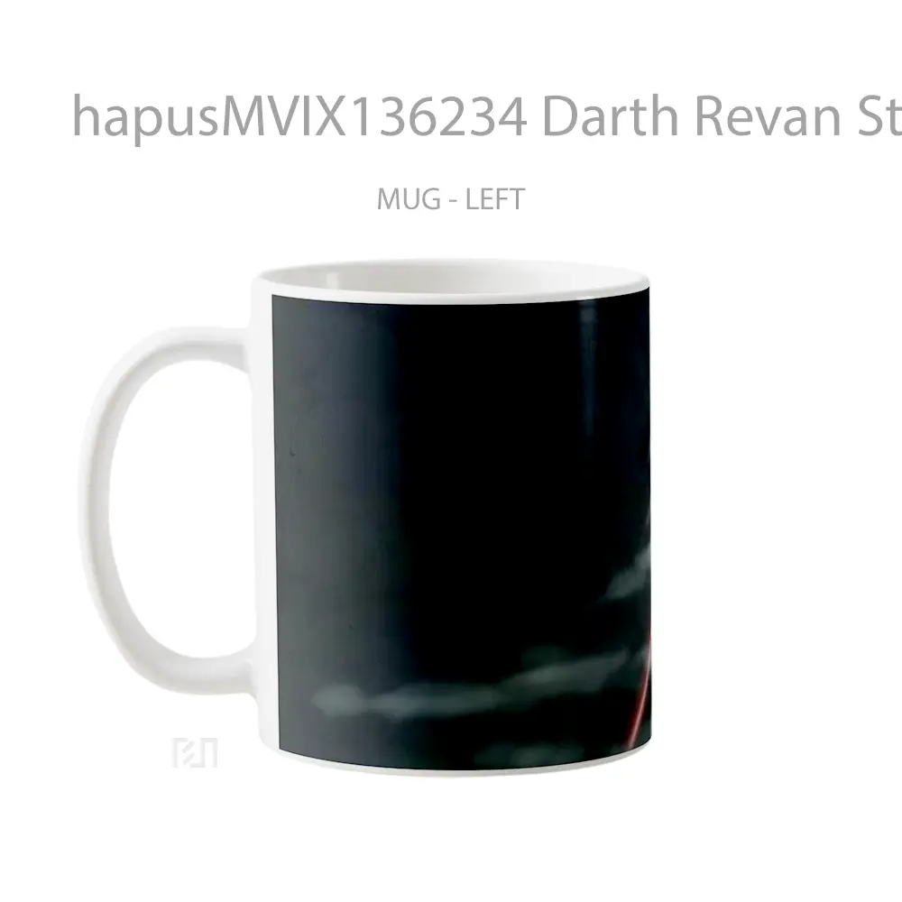 Mug Darth Revan Star Wars With Lightsaber Gelas Star Wars - All-side / Desain