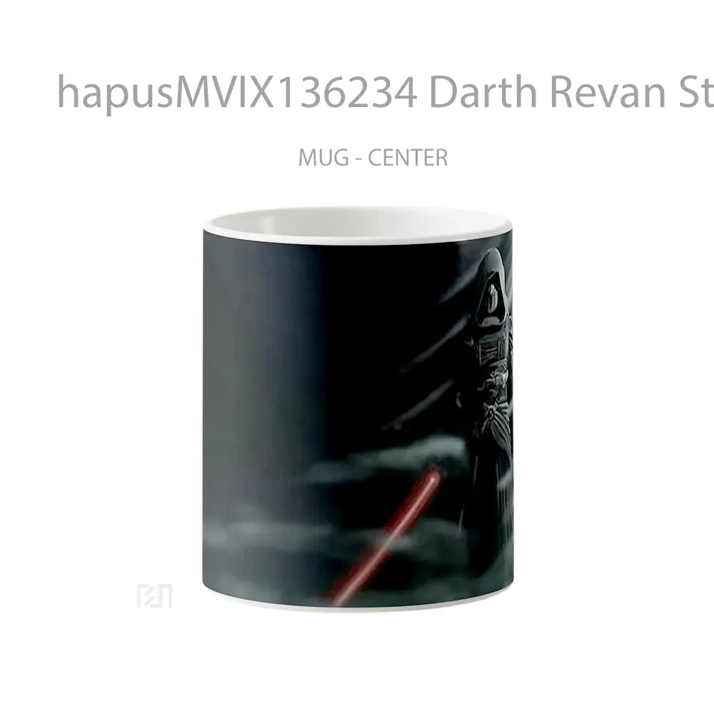 Mug Darth Revan Star Wars With Lightsaber Gelas Star Wars