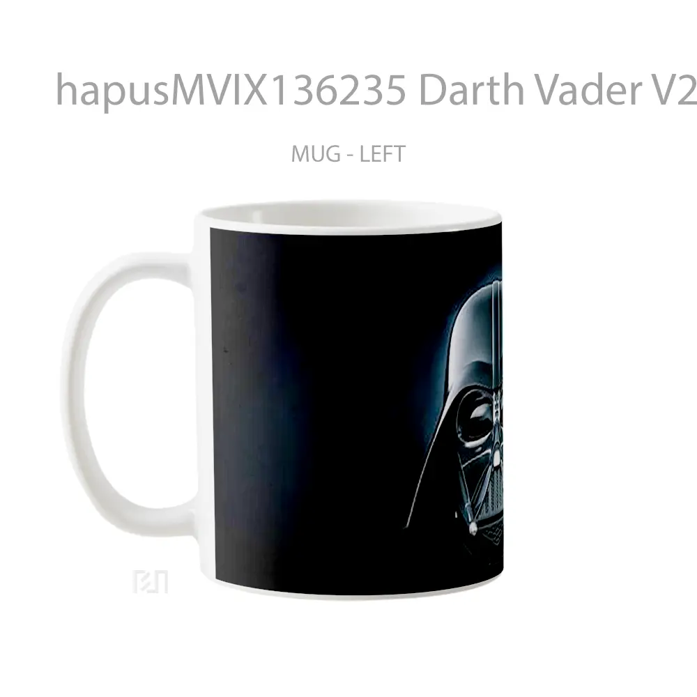 Mug Darth Vader V2 Gelas Star Wars - All-side / Desain