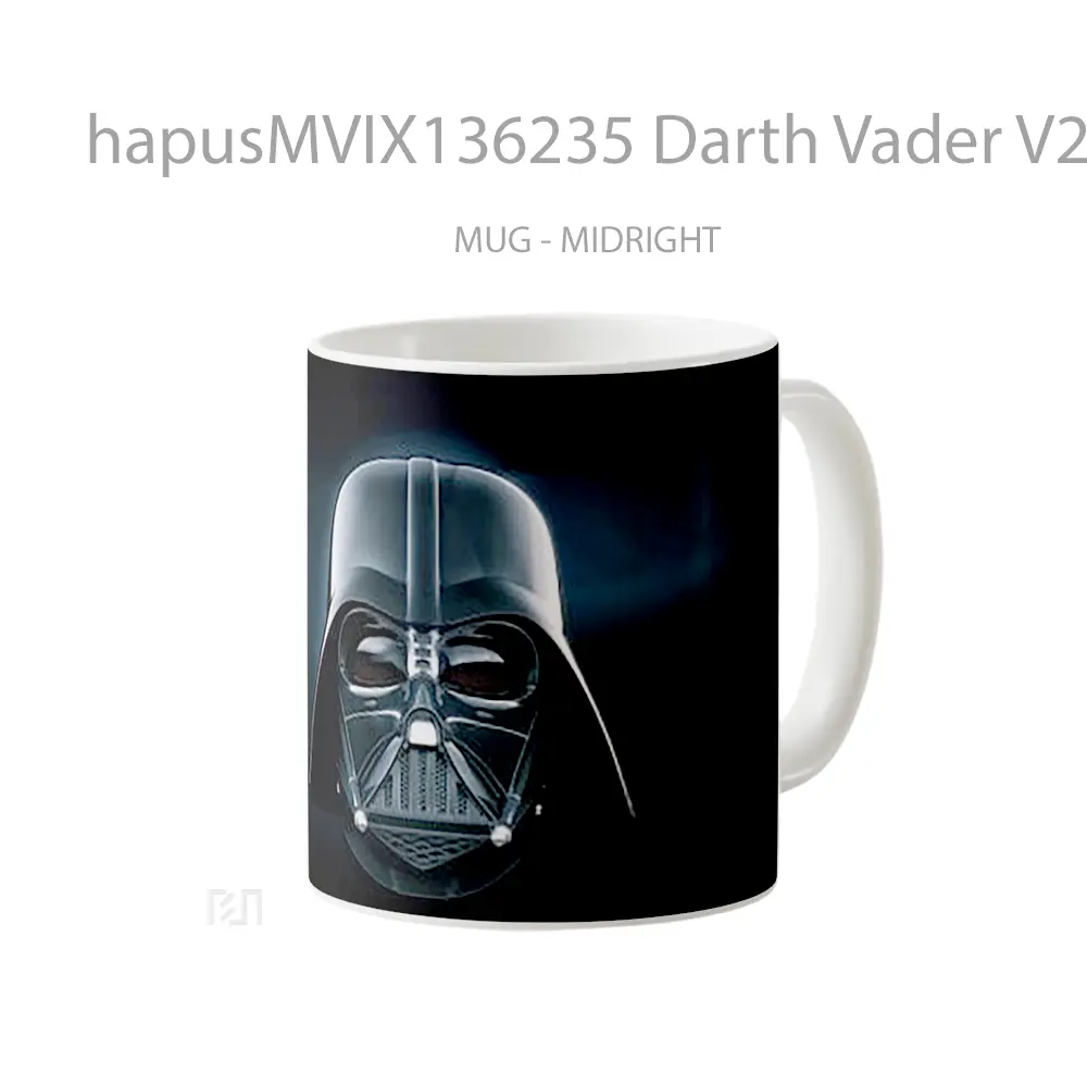 Mug Darth Vader V2 Gelas Star Wars - All-side / Desain
