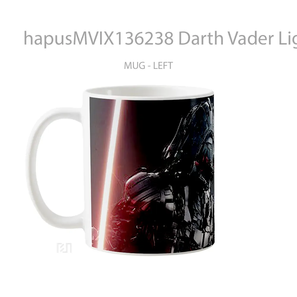 Mug Darth Vader Lightsaber Star Wars Gelas Star Wars - All-side / Desain