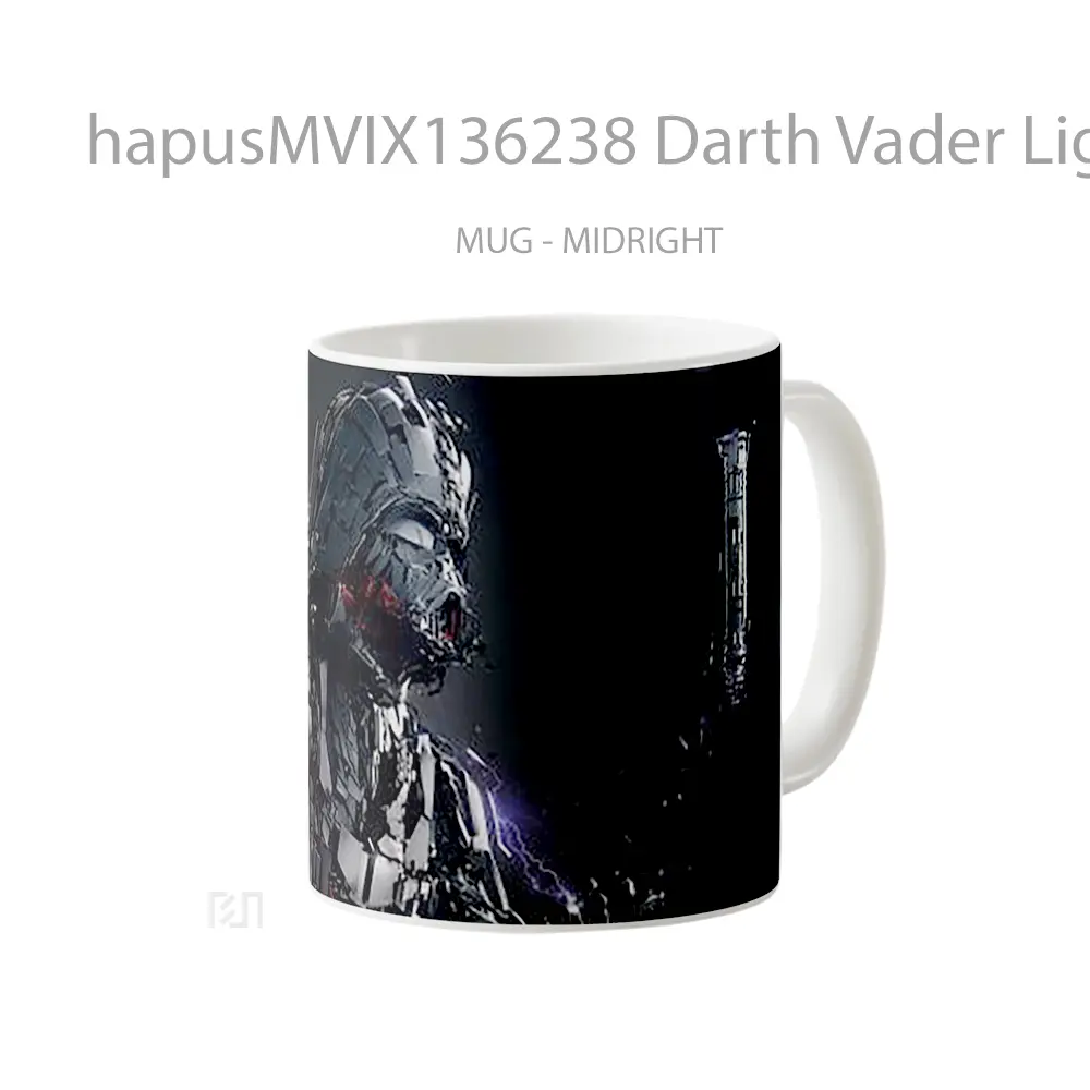 Mug Darth Vader Lightsaber Star Wars Gelas Star Wars - All-side / Desain