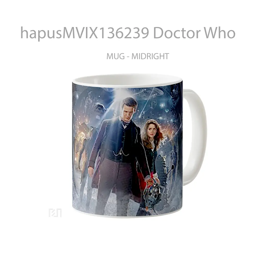 Mug Doctor Who Gelas Keramik Unik - All-side / Desain