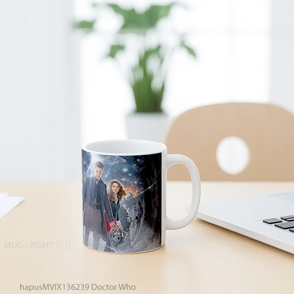 Mug Doctor Who Gelas Keramik Unik - All-side / Desain