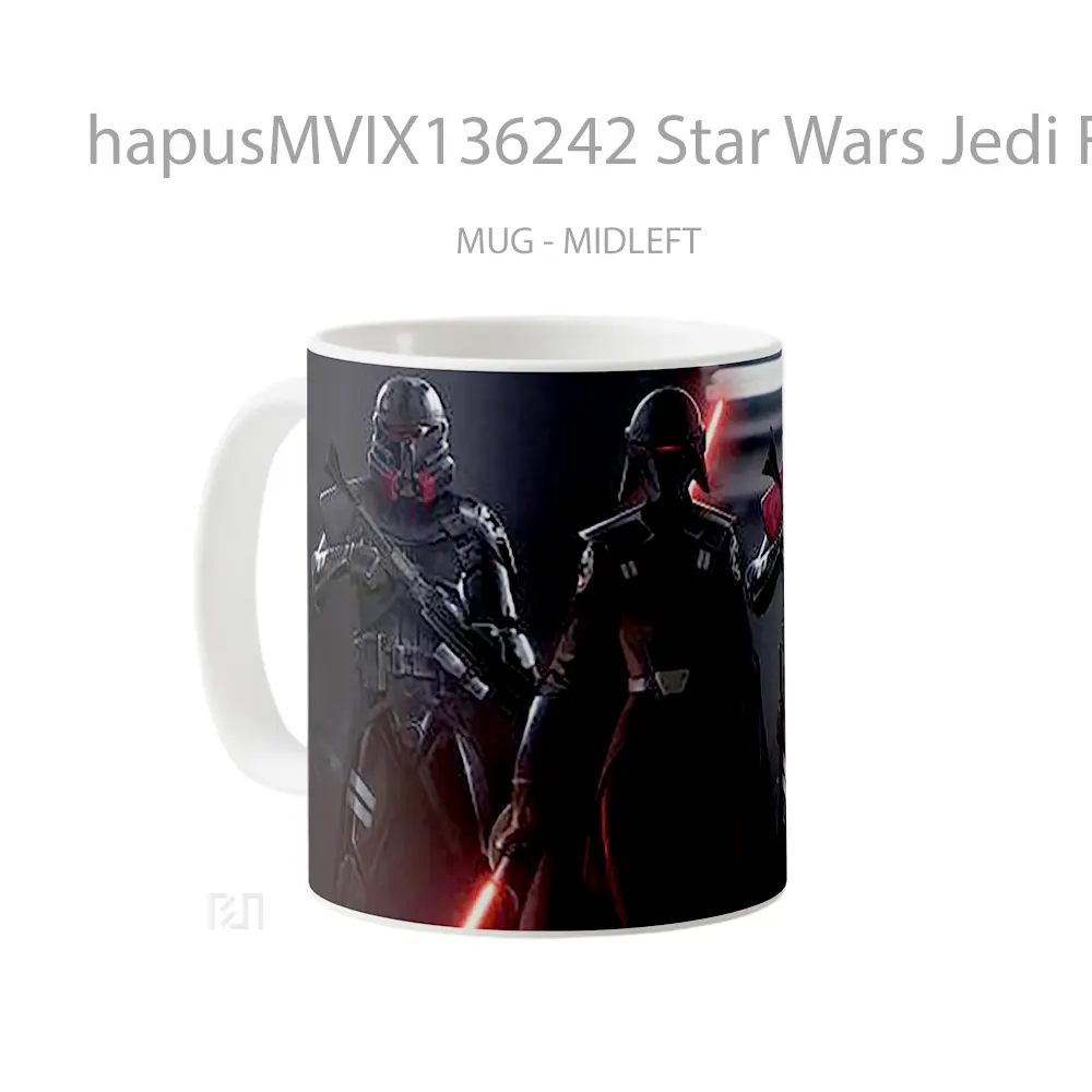 Mug Star Wars Jedi Fallen Order V3 Gelas Star Wars - All-side / Desain