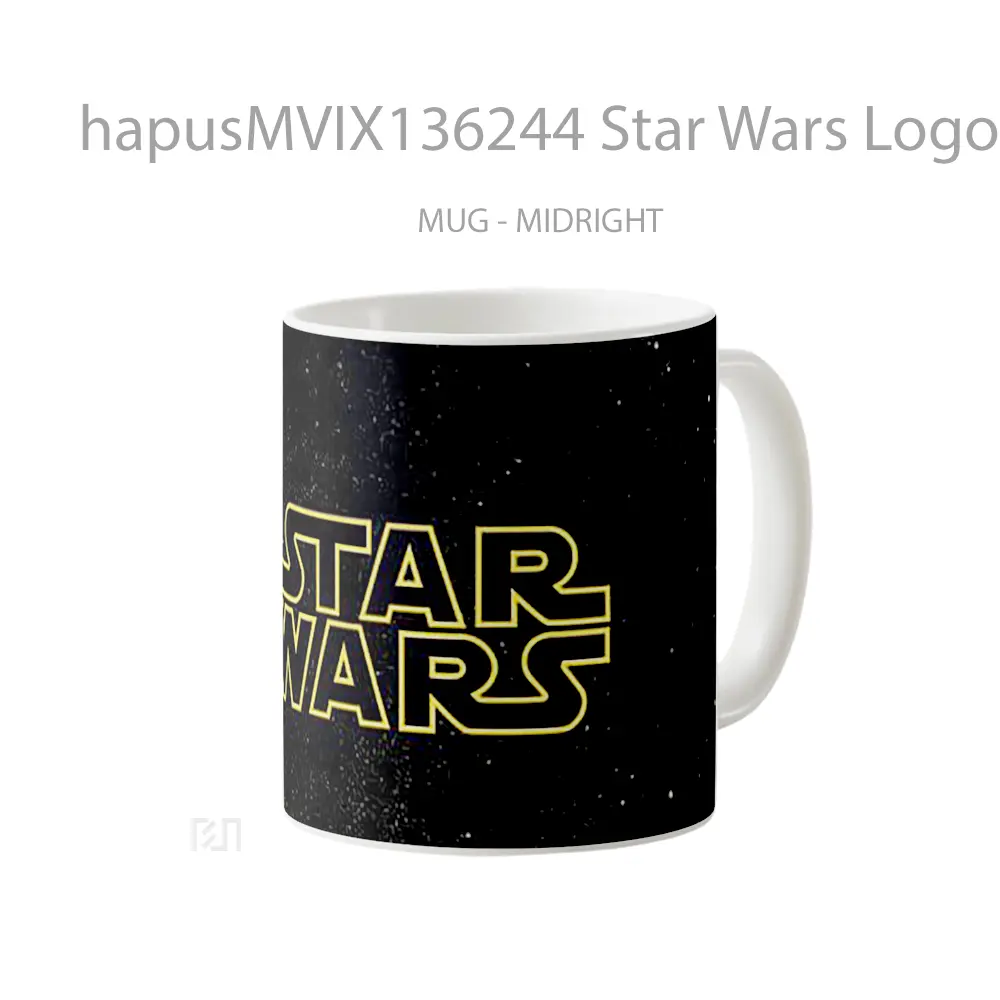 Mug Star Wars Logo Gelas Star Wars - All-side / Desain