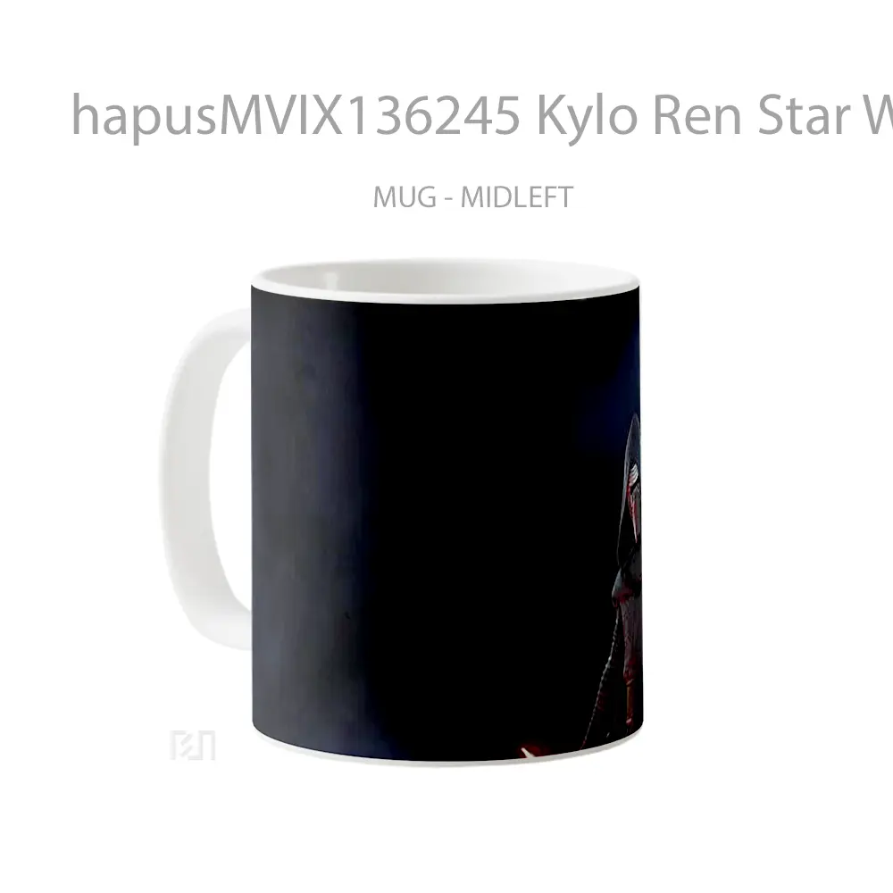 Mug Kylo Ren Star Wars Gelas Star Wars - All-side / Desain