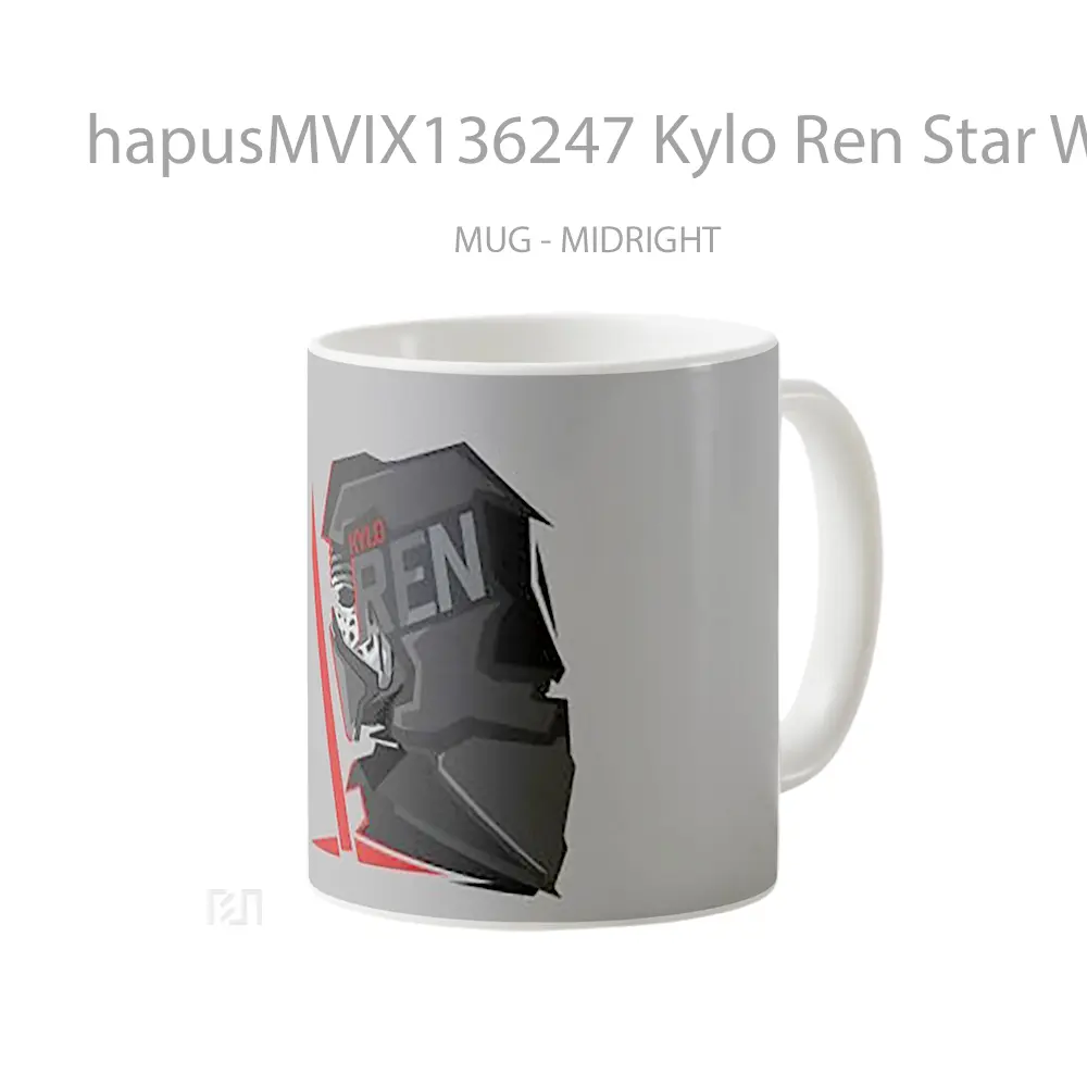 Mug Kylo Ren Star Wars Illustration Gelas Star Wars - All-side / Desain