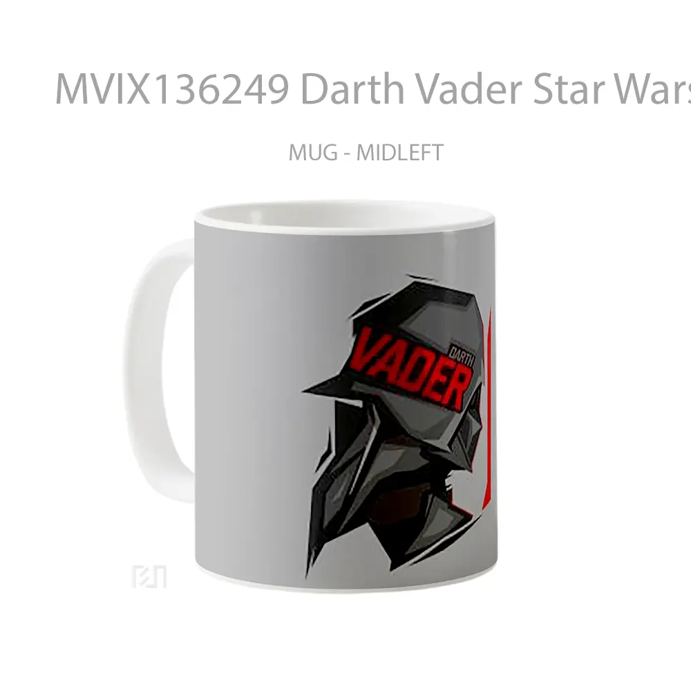 Mug Darth Vader Star Wars Illustration Gelas Star Wars - All-side / Desain