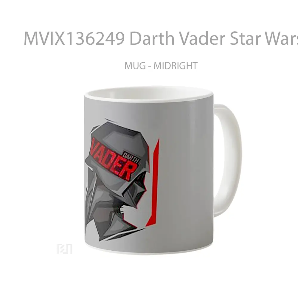 Mug Darth Vader Star Wars Illustration Gelas Star Wars - All-side / Desain
