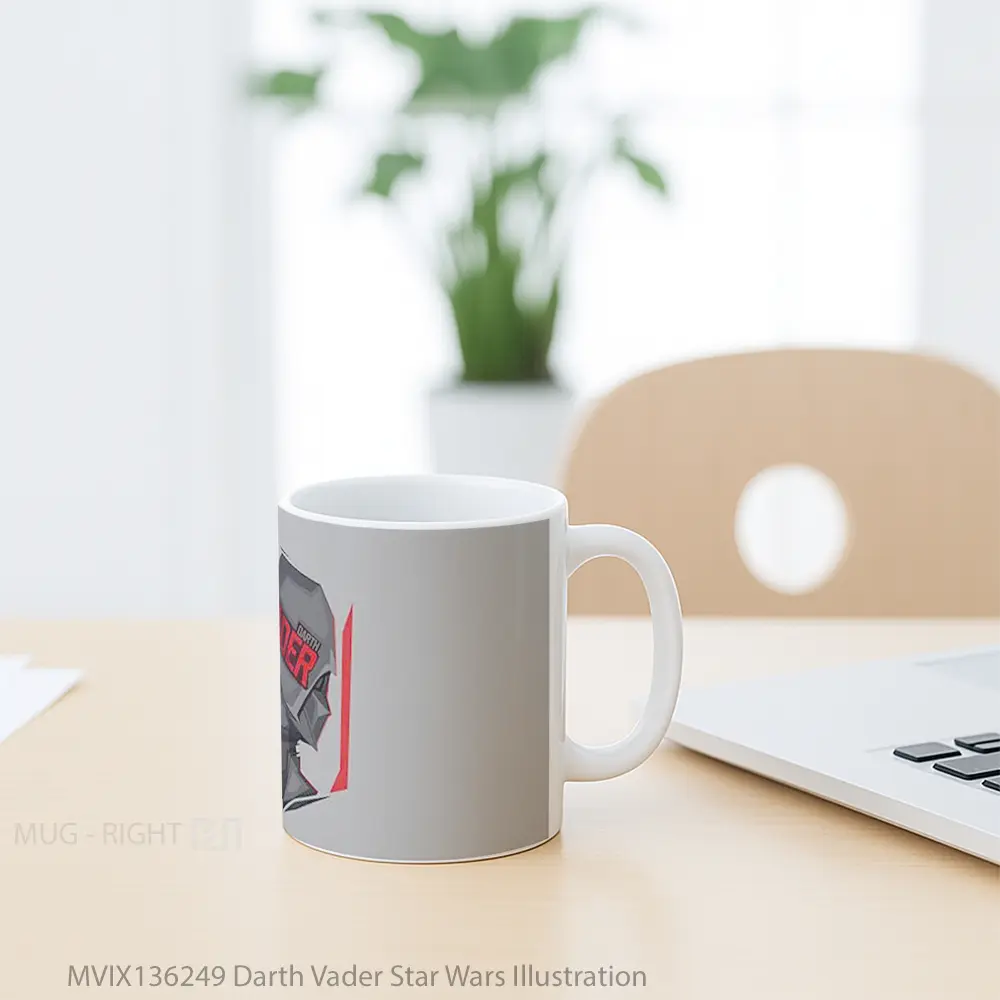 Mug Darth Vader Star Wars Illustration Gelas Star Wars - All-side / Desain