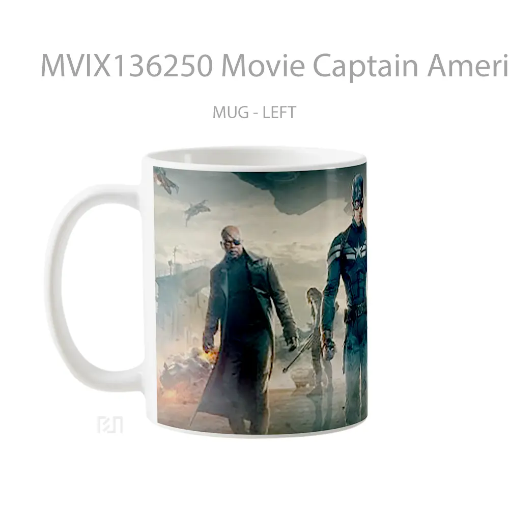 Mug Movie Captain America The Winter Soldier Gelas Superhero - All-side / Desain