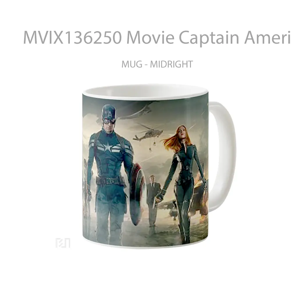 Mug Movie Captain America The Winter Soldier Gelas Superhero - All-side / Desain