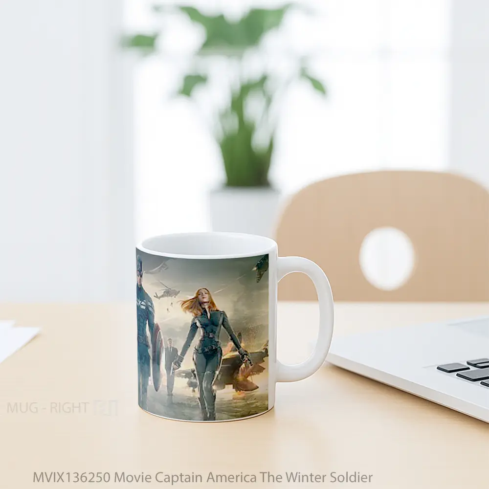 Mug Movie Captain America The Winter Soldier Gelas Superhero - All-side / Desain