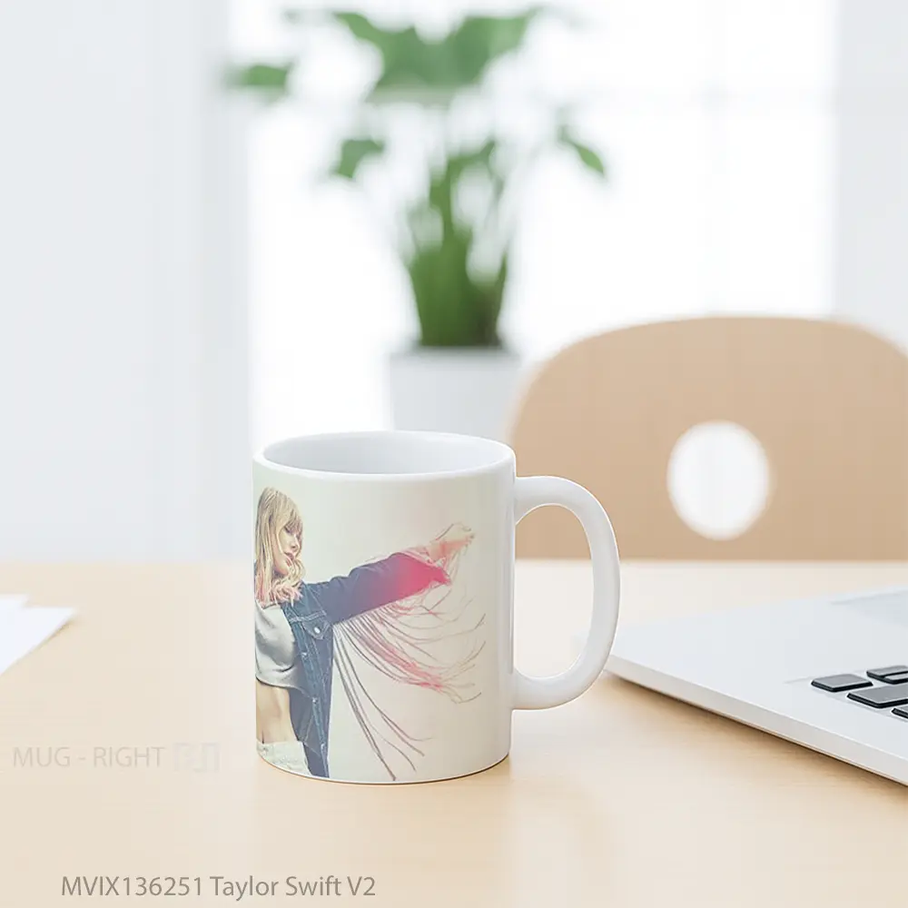 Mug Taylor Swift V2 Gelas Selebriti - All-side / Desain