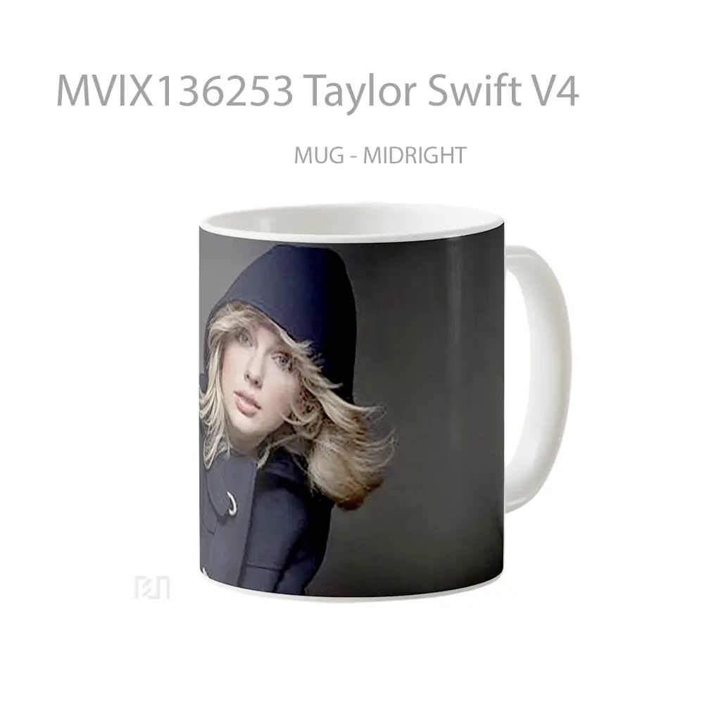 Mug Taylor Swift V4 Gelas Selebriti - All-side / Desain
