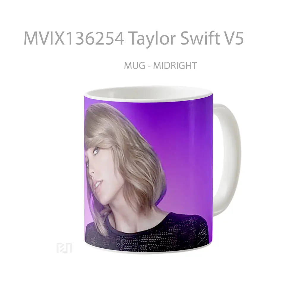 Mug Taylor Swift V5 Gelas Selebriti - All-side / Desain