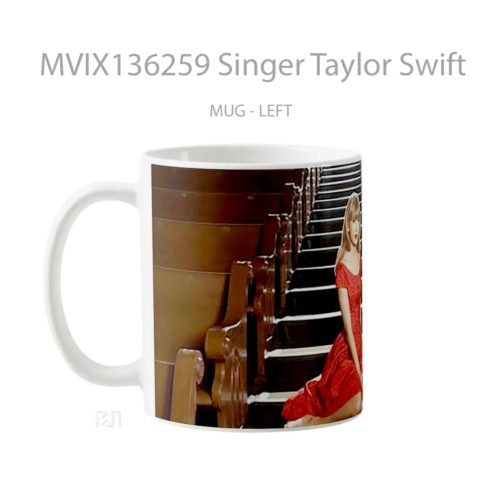 Mug Singer Taylor Swift Gelas Selebriti - All-side / Desain