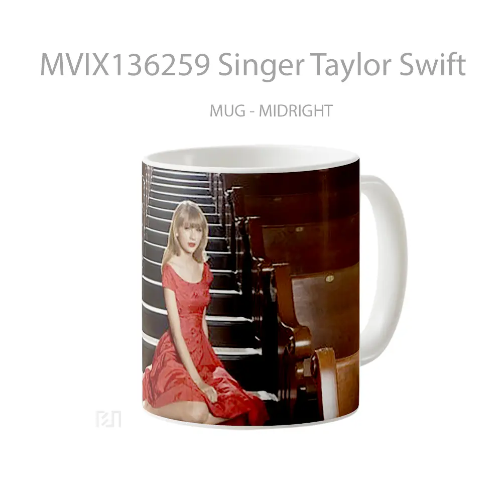 Mug Singer Taylor Swift Gelas Selebriti - All-side / Desain