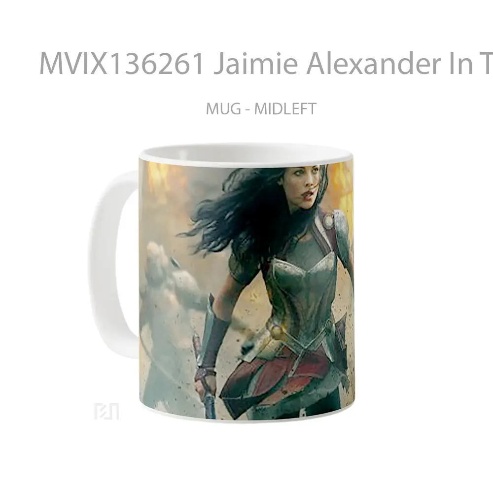 Mug Jaimie Alexander In Thor 2 Gelas Superhero - All-side / Desain