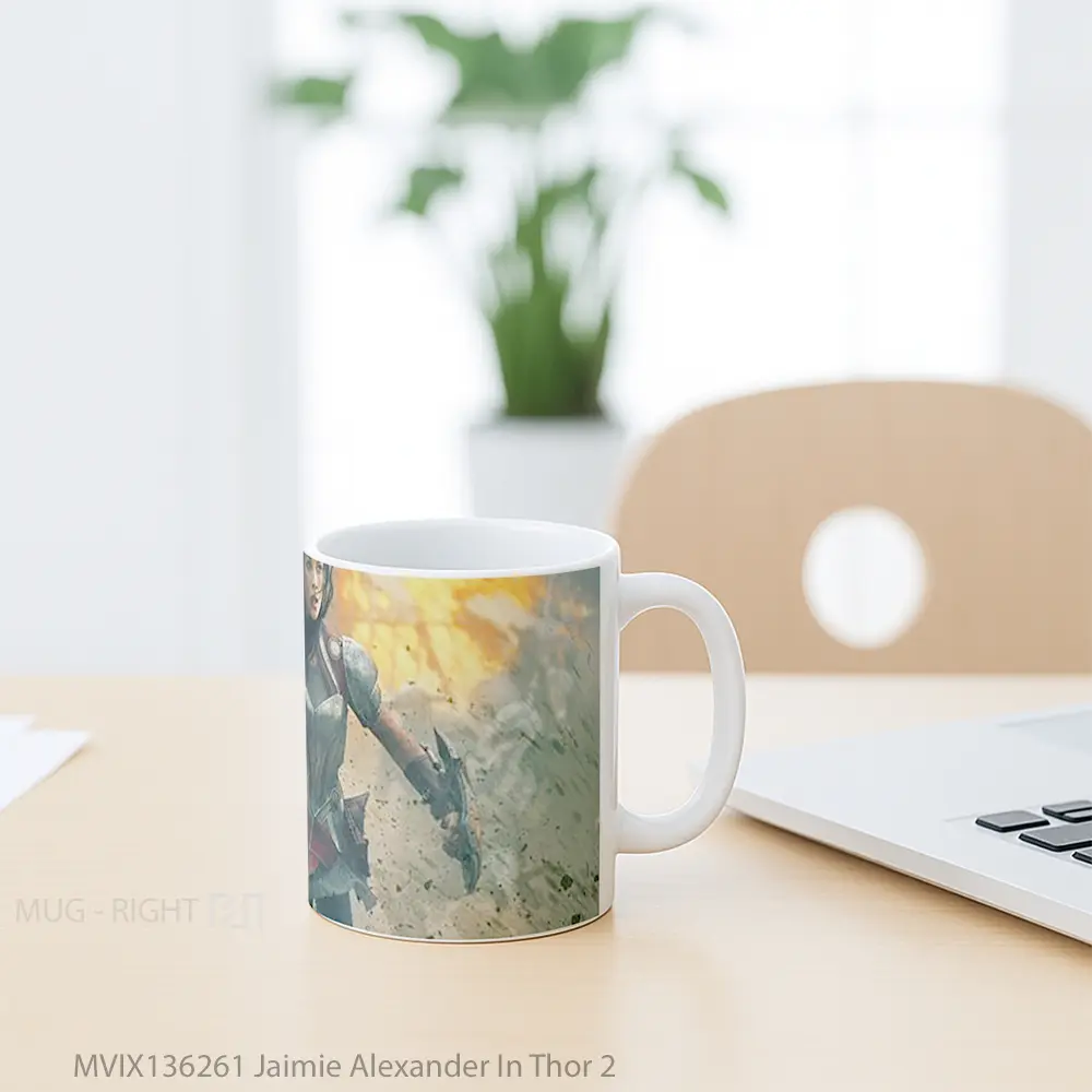 Mug Jaimie Alexander In Thor 2 Gelas Superhero - All-side / Desain