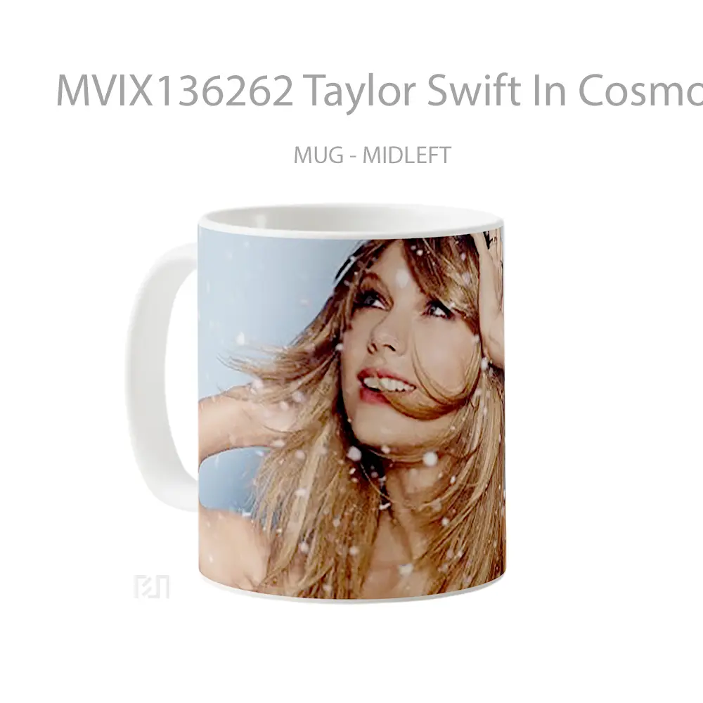 Mug Taylor Swift In Cosmopolitan Uk Gelas Selebriti - All-side / Desain