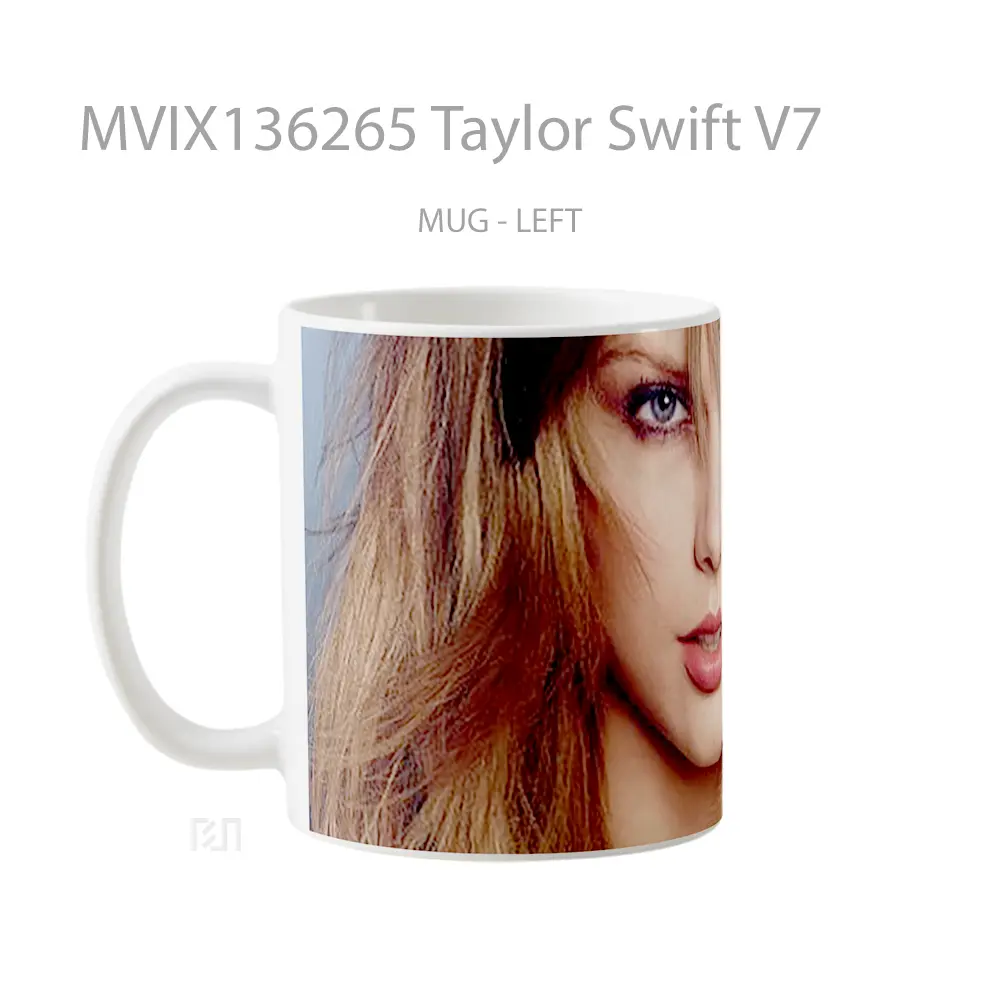 Mug Taylor Swift V7 Gelas Selebriti - All-side / Desain