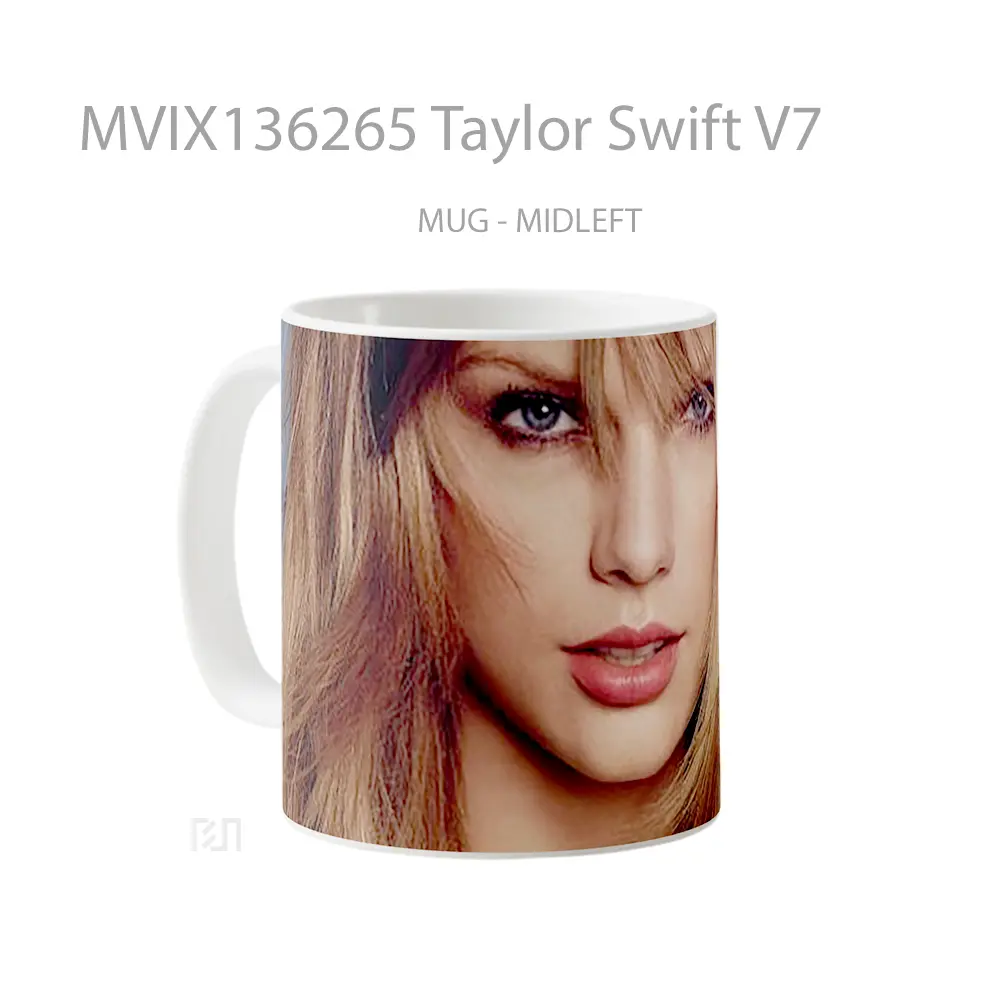 Mug Taylor Swift V7 Gelas Selebriti - All-side / Desain