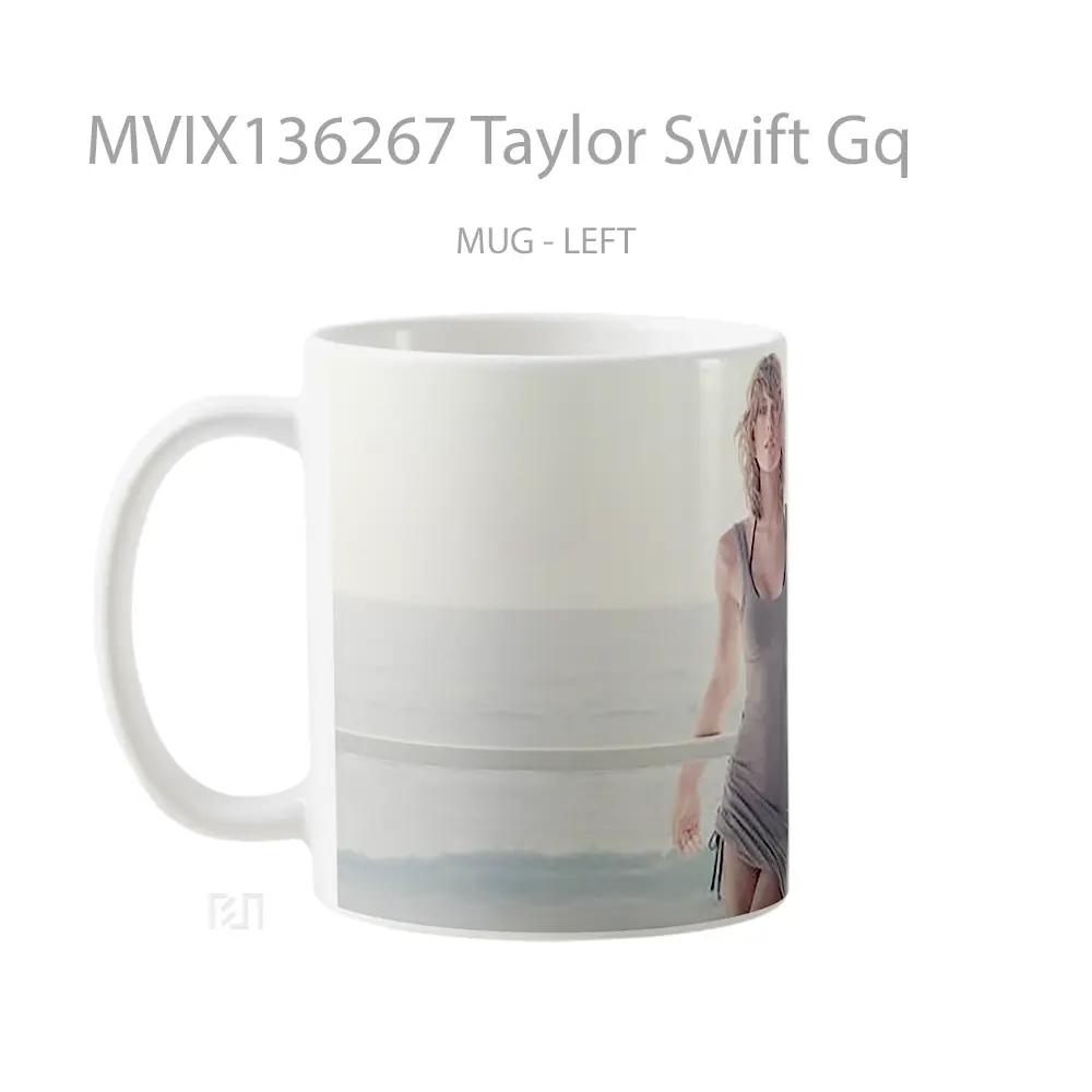 Mug Taylor Swift Gq Gelas Selebriti - All-side / Desain