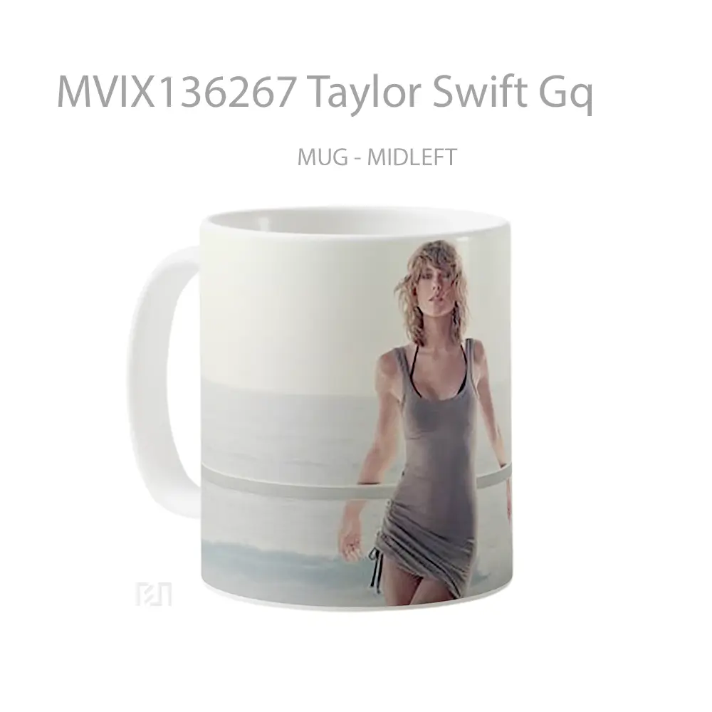 Mug Taylor Swift Gq Gelas Selebriti - All-side / Desain
