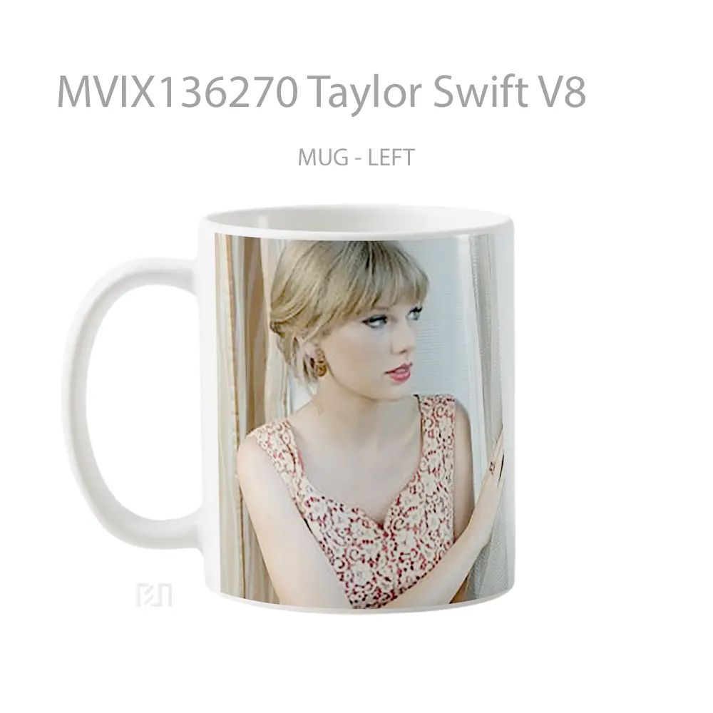 Mug Taylor Swift V8 Gelas Selebriti - All-side / Desain