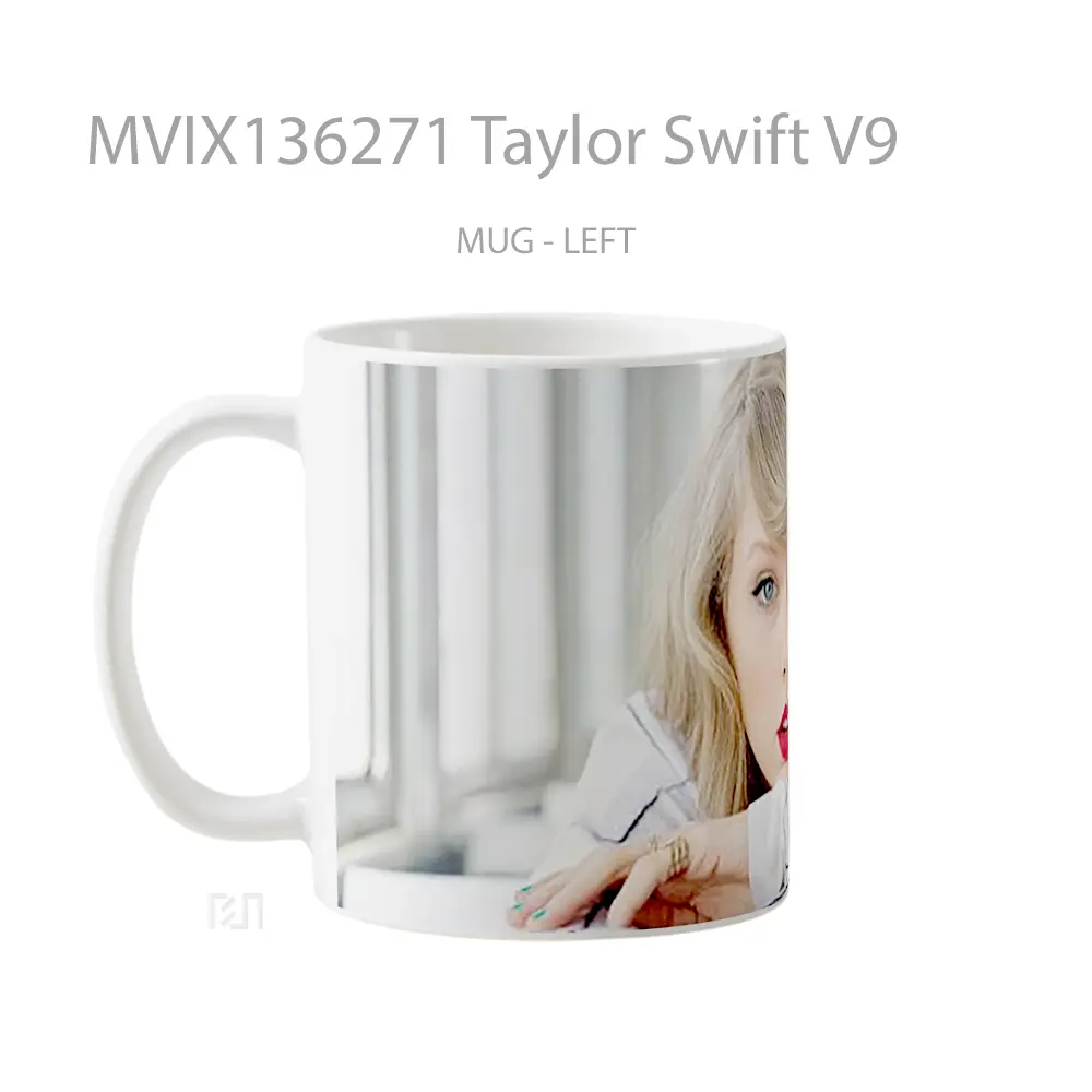 Mug Taylor Swift V9 Gelas Selebriti - All-side / Desain