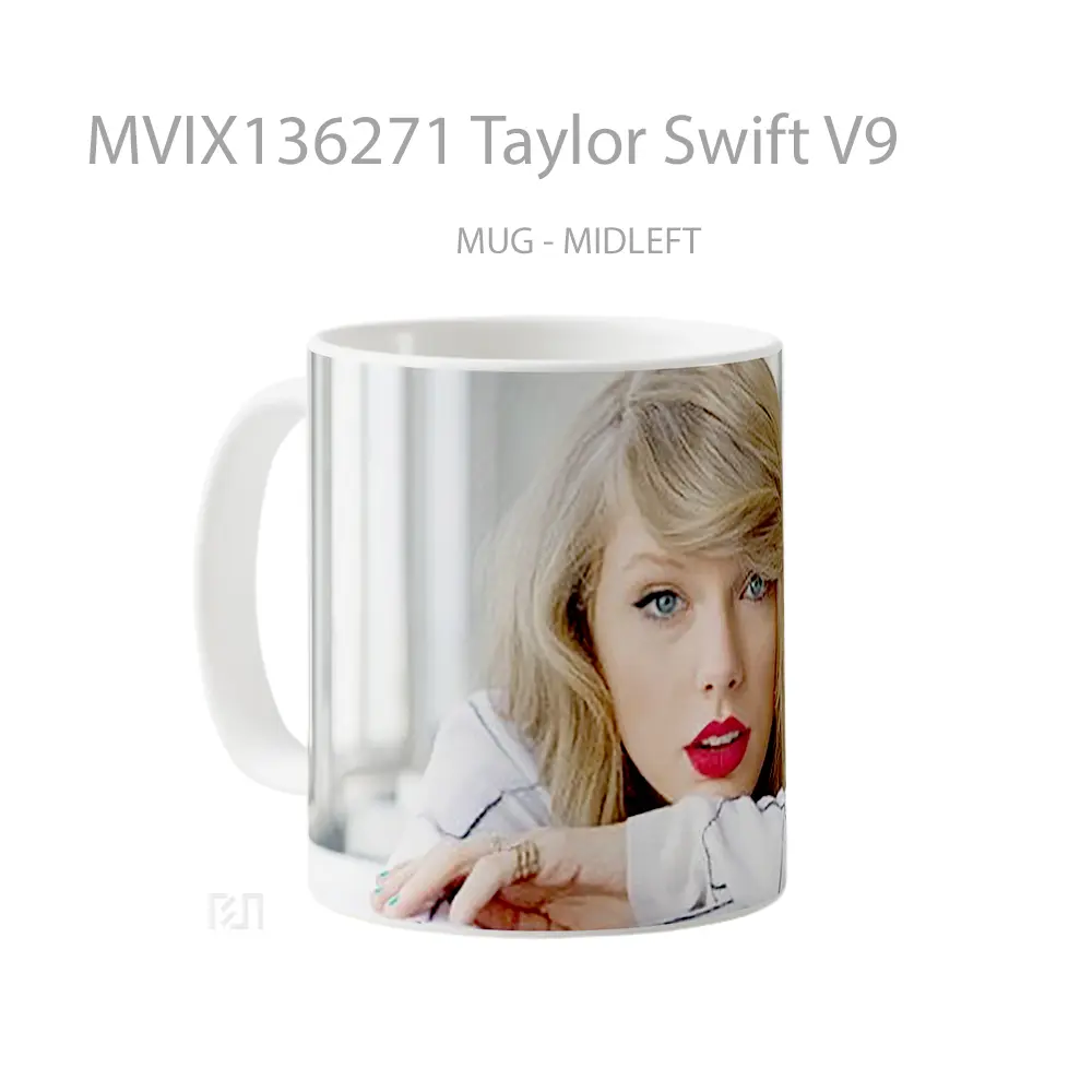 Mug Taylor Swift V9 Gelas Selebriti - All-side / Desain