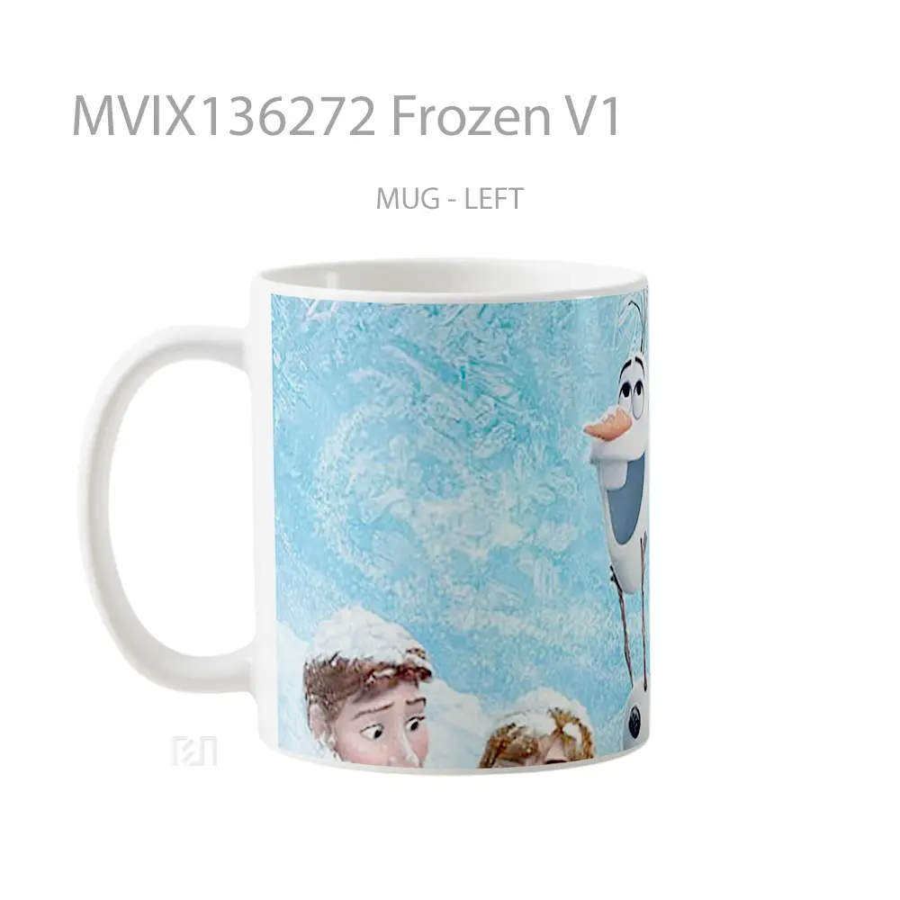 Mug Frozen V1 Gelas Keramik Unik - All-side / Desain