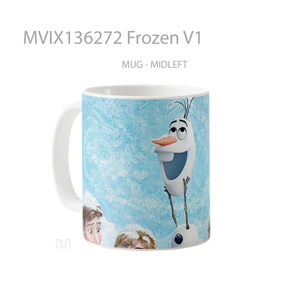 Mug Frozen V1 Gelas Keramik Unik - All-side / Desain