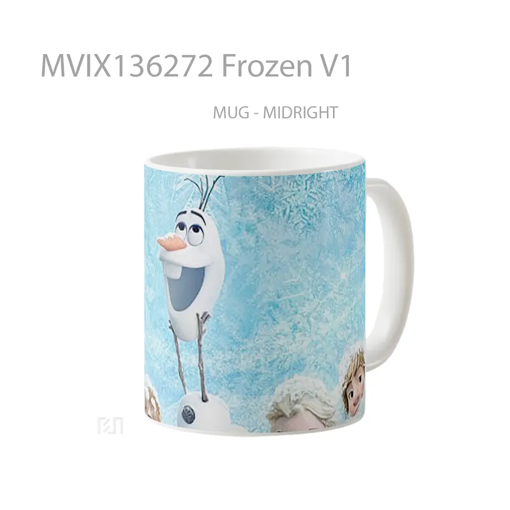 Mug Frozen V1 Gelas Keramik Unik - All-side / Desain