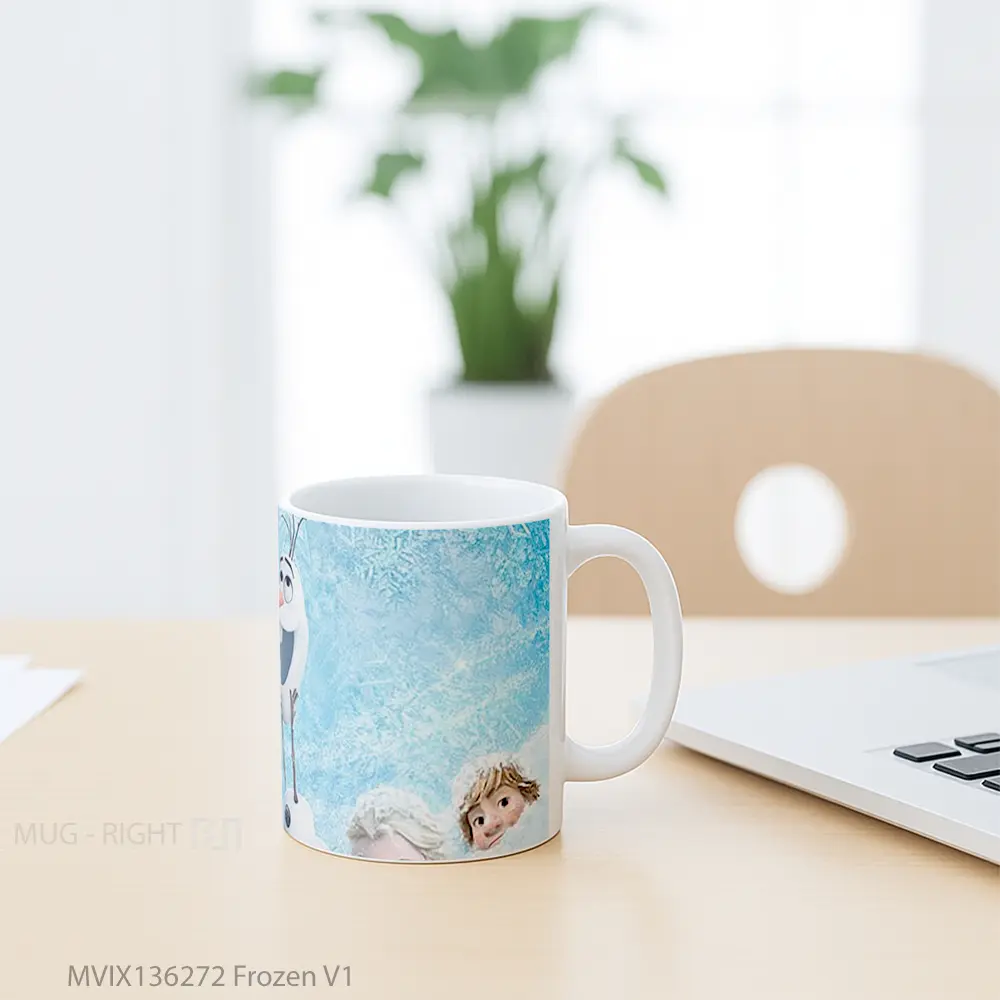 Mug Frozen V1 Gelas Keramik Unik - All-side / Desain