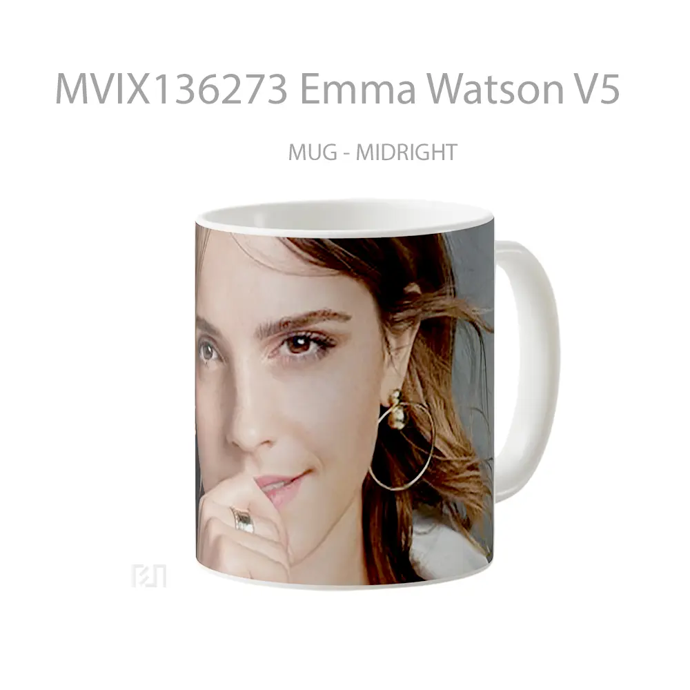 Mug Emma Watson V5 Gelas Selebriti - All-side / Desain
