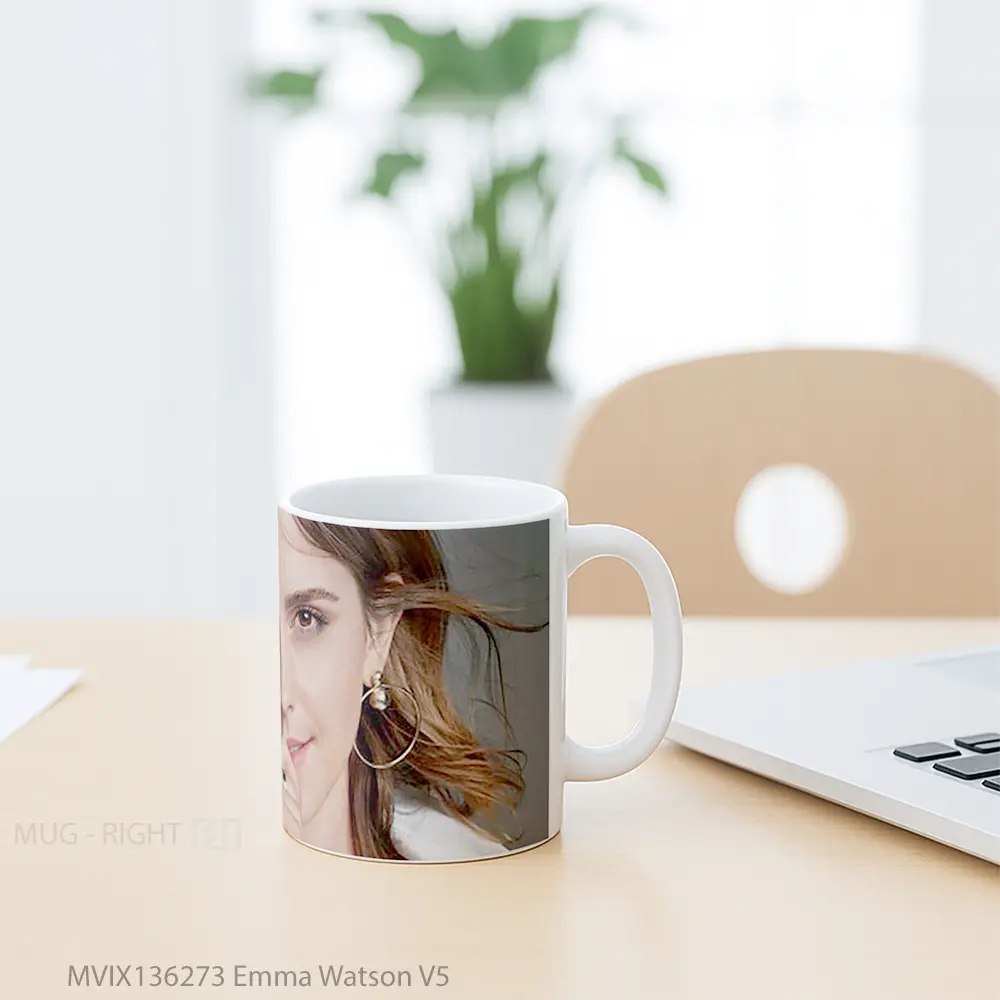 Mug Emma Watson V5 Gelas Selebriti - All-side / Desain